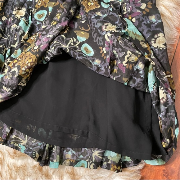 J. Jill A line silk blend skirt - Picture 2 of 5